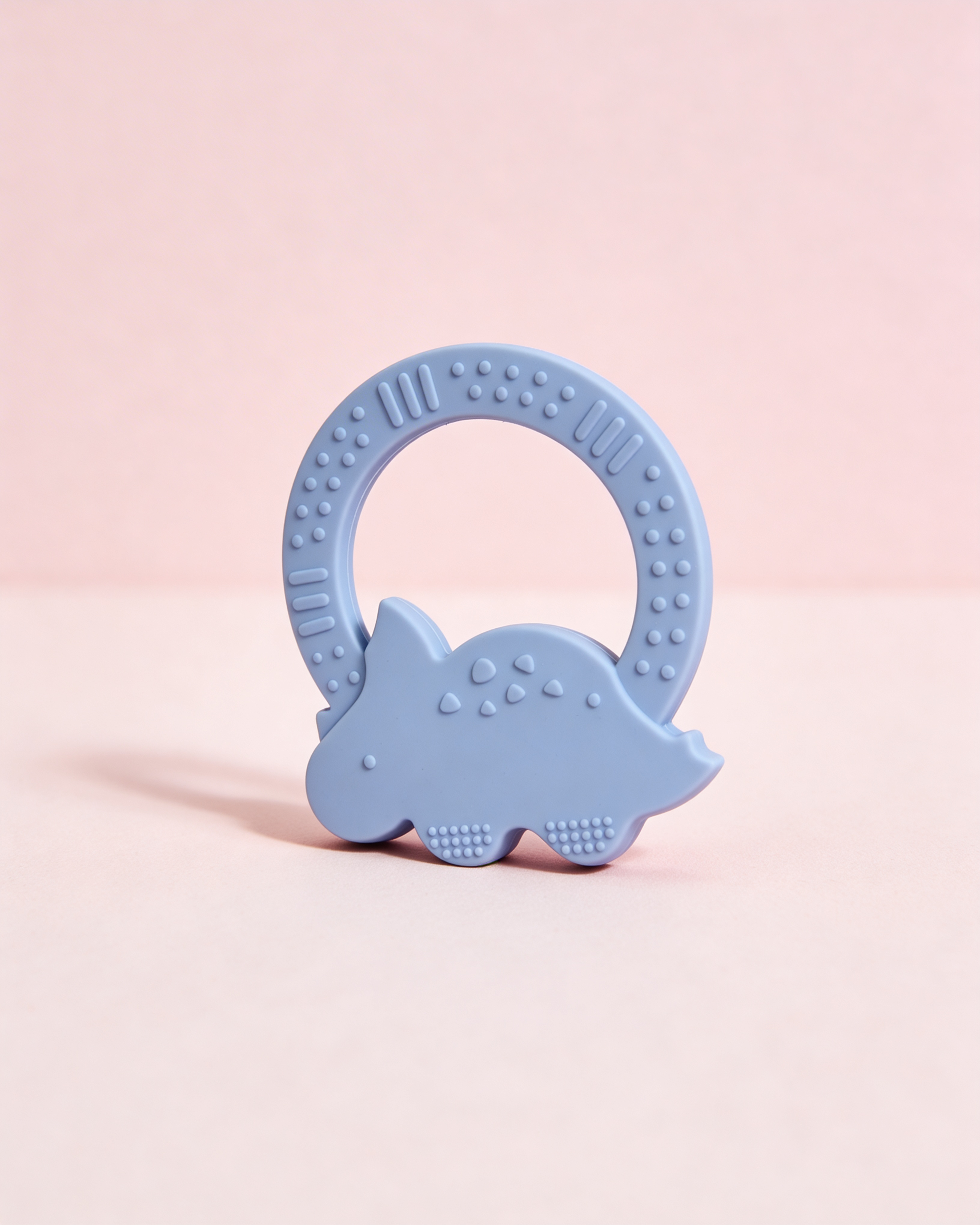 3 Baby Teether Combo Pack | Dog, Rhino & Candy Shape | BPA-Free Soft Silicone Teething Toys